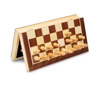 Jeu d'échecs pliable et magnétique en bois