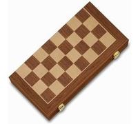 Cayro Jeu d'échecs pliant Coffret Luxe en bois 41 x 41 cm Marron