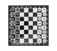Jeu D'échecs Portable - Échiquier Magnétique Pliable,Jeux D'échecs - Convient Aux Adultes Débutants pour Jouer Pendant Les Voyages À La Maison en Plein Air Et pour Apprendre À Table