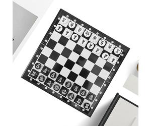 Jeu d'échecs pour, Jeu d'échecs Pliable, Jeu de Table, pour débutants, idéal pour Voyage, Maison, Table, extérieur, Apprentissage et soirée en Famille