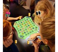 Jeu d'échecs retournable en famille (4 joueurs) - 72 pièces de motifs, jeu de mémoire d'entraînement cérébral pour les fêtes, cadeau de groupe idéal pour anniversaire/Noël/Halloween Motif de fruits [2