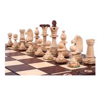 jeu d'échecs sculpté à la main, parfait comme cadeau (48x48cm)