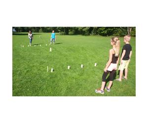 Jeu d'échecs suédois Kubb, en pin