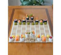 Jeu D'échecs Sushi 32 Pièces Imprimé en 3D, Plateau De Jeu Sushi Go Imprimé en 3D, avec Boîte à Bento, pour Adultes Et Famille