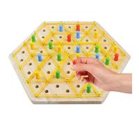 Jeu d'échecs Triangulaire avec élastique, Jeu d'échecs Triangulaire en chaîne,Jeu de société stratégique | Jeux de Puzzle multijoueurs, Jeu Familial de Capture de Territoire pour et Adultes