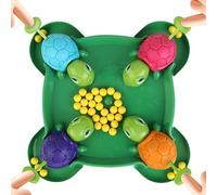 Jeu d'échiquier de tortue affamée - Développer la coordination œil-main,jeu amusant d'alimentation des tortues, jouets éducatifs interactifs parent-enfant | Jeeu de société Hungry Tuurtle pour 2 à 4 j