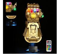 Jeu d'éclairage LED LEGO 76191 Marvel Thanos Gant avec télécommande RVB