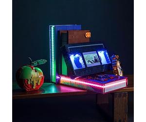 Jeu d'éclairage LED pour Lego Disney Classic Video Tape 43227 (Pas de Lego), Set d'éclairage de décoration pour Lego Villain Icons Disney Classic Videocassette Creative Toys - Version Standard