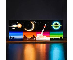 Jeu d'éclairage LED pour Lego Ideas Tales of The Space Age (Pas de modèle Lego), Set d'éclairage de décoration pour Lego 21340 Tales of The Space Age, Creative Gift Toy Lighting