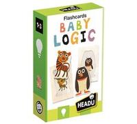 Headu - Cartes Montessori Baby Logic Mamans et Bébés - Jeu éducatif 1-3 ans, grandes cartes