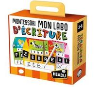Headu - Mon Labo D'Écriture Montessori - Je Lis Et J'Écris avec Trois Méthodes Amusantes ! | Jeu Educatif 2 3 4 5 6 Ans, Jeu Educatif Montessori, Apprendre à Lire et à Écrire, Cadeau Fille Garçon