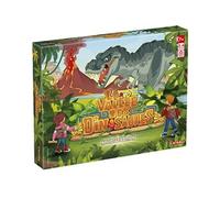 Lansay - Jeu de société - La Vallée des Dinosaures - Plateau 3D, figurines, 2-4 joueurs, dès 7 ans