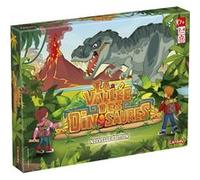 Lansay - Jeu de société - La Vallée des Dinosaures - Plateau 3D, figurines, 2-4 joueurs, dès 7 ans