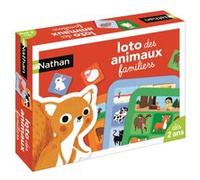 Nathan – Jeu éducatif – Loto des Animaux Familiers – Découvrir et nommer – Dès 2 ans