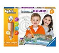Ravensburger - Coffret tiptoi Lecteur + Livre Je découvre les Dinosaures - Sans écran - Dès 4 ans
