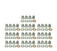 Jeu d'écrous borgnes de goujon de tête de moteur de 8mm, Compatible avec le remplacement universel du marché secondaire(10 Sets)