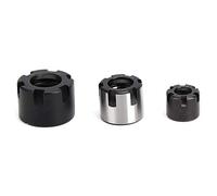 Jeu d'écrous de serrage ER11M ER16M ER20M | 40 fixations CNC en acier pour machines à bois/gravure | Accessoires d'outils de haute qualité