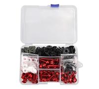 Jeu D'écrous De Vis De Modification De Moto Pour STX1300 Pour TRANSALP 600 700 650 Pour Valkyrie XL1000 XL125V V1-3 attaches assorties(Rosso)