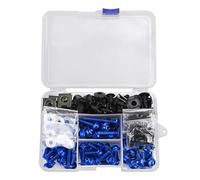 Jeu D'écrous De Vis De Modification De Moto Pour STX1300 Pour TRANSALP 600 700 650 Pour Valkyrie XL1000 XL125V V1-3 attaches assorties(Blu)