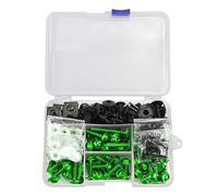 Jeu D'écrous De Vis De Modification De Moto Pour STX1300 Pour TRANSALP 600 700 650 Pour Valkyrie XL1000 XL125V V1-3 attaches assorties(Green)