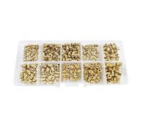 Jeu D'écrous En Laiton Jeu 'inserts Filetés En Laiton Résistant À La Assortiment De Métaux Pour Les Projets 'entretien Insertion 'écrou Fileté