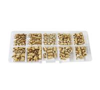 Jeu D'écrous En Laiton Jeu 'inserts Filetés En Laiton Résistant À La Assortiment De Métaux Pour Les Projets 'entretien Insertion 'écrou Fileté