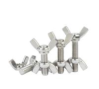 Jeu d'écrous for oreilles papillon en acier inoxydable 304, vis for oreilles for tête moletée, vis for serrage manuel DIN 316 M3 M4 M5 M6 M8 M10(M5x35mm-3pcs)