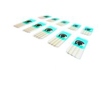 Jeu d'électrodes sérigraphiées électrochimiques trois-en-un - Électrodes de référence, de travail en carbone et auxiliaires(100PCS)