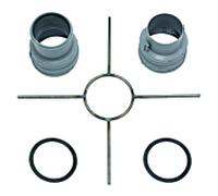 Jeu d'éléments de base Vaillant 6 0020021008 DN 80, pour couvercle d'arbre en acier inoxydable