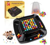 Jeu D'élimination De Boules Arc-en-ciels,Jeu De Société D'élimination, Échiquier Intellectuel, Puzzle De Bureau, Jouet De Perles Arc-en-ciels, Jeu D'échecs Éducatif pour Enfant Parent