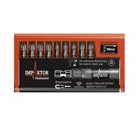 Jeu d'embouts avec porte-embouts Bit-Check 10 Impaktor 1 SB, 10 pièces - WERA - 05073980001