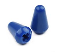 Jeu d'embouts de commutateur de guitare électrique pour Fender SQ ST modèles 3-5 voies sélecteur de sélecteur en plastique style chapeau haut-de-forme Couleurs assorties (bleu)