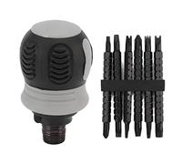 Jeu d'embouts de Mini Tournevis à cliquet, Manche télescopique Professionnel avec 6 Embouts à Double Usage pour la réparation Domestique et l'électronique, kit d'outils 13 en 1 en
