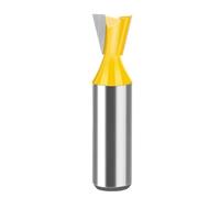 Jeu D'embouts De Routeur À Queue D'aronde, Tige De 6mm 12mm, Jeu D'embouts De Routeur À Queue D'aronde, Fraise À 14 Degrés For Le Bois, 1 Pièce(12X12.7mm)