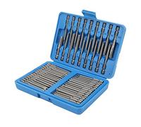 Jeu D'embouts De Sécurité Extra Longs 50pcs, Embout De Tournevis ABS CR-V, Embouts De Tournevis à Cannelures Hexagonales Plates Carrées Torq Multi-tailles