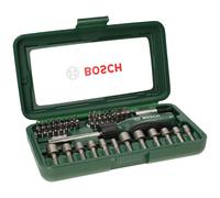 Jeu d'embouts de tournevis Bosch 46 pièces porte-cliquet magnétique étui ri...