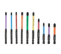 Jeu d'embouts de tournevis cruciformes magnétiques spéciaux pour électriciens, acier allié FPH1 FPH2 FPH3 FPZ1 FPZ2 FPZ3, 65 mm, 80 mm, 110 mm, poignée isolée, 10-P