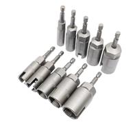 Jeu d'embouts de tournevis de profondeur pneumatiques, tige hexagonale rapide, extension rapide for le vissage sous pression dans des trous ouverts(5 Pcsh10/12/14/16/18)