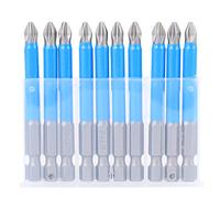 Jeu d'embouts de tournevis électrique cruciforme PH2 x 70 mm pour visseuse électrique