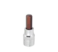 Jeu d'embouts de tournevis hexagonaux de 9,5 mm avec embouts à cliquet hexagonaux H3-H10, acier au chrome vanadium pour clés de 3/8", outils électriques, clé à cliquet compatible (1 pièce, argent