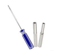 Jeu d'embouts de tournevis hexagonaux de sécurité 3,8 mm et 4,5 mm pour NES, pour SNES, N64, Game Boy et pour Gamecube - Embouts métalliques traités thermiquement avec Han ABS surdimensionné