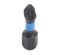 Jeu d'embouts de tournevis magnétiques en alliage d'acier 62HRC très résistants pour perceuse à percussion PH pour pz pour Torx Hex 25 mm-150 mm (25 mm)