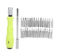 Jeu d'embouts de tournevis, outil à main de jeu de tournevis multifonction 32 en 1, trousse d'outils de réparation avec boîte de rangement, pour téléphones, téléviseurs, téléphones, lunettes, VCD, lec