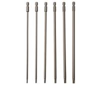 Jeu d'embouts de tournevis Torx 200 mm en alliage d'acier 60HRC avec pointe magnétique pour T10 pour T15 pour T20 pour T25 T27 T30, compatible avec perceuse électrique et tournevis manuel