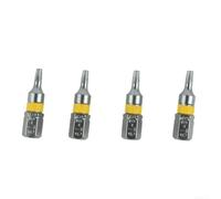 Jeu d'embouts de tournevis Torx T6-T40 1/4 Hex 25 mm en alliage d'acier | Matériau en alliage extra dur, résistant à l'usure, finition lisse, haute tolérance de couple, prêt à être percé