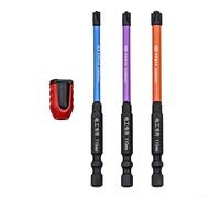 Jeu d'embouts de tournevis, tournevis cruciforme fendu, tournevis spécial électricien, tournevis électrique et bobine magnétique 110 mm