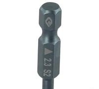 Jeu d'embouts de tournevis triangulaires de 65 mm, tige hexagonale de 0,8 à 2,7 mm, de sécurité pour embouts alternatifs Torx, tête de tournevis triangulaire en acier trempé pour perceuse électrique