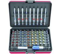 Jeu d'embouts de vissage à code couleur 1/4 - 71 pièces G