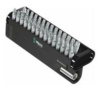 Jeu d'embouts de vissage - WERA - 29 pièces - Acier inoxydable - Porte-embout magnétique - PZ