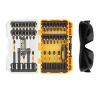 Jeu d'embouts DeWALT FLEXTORQ (38 pièces) + lunettes de sécurité DT70740T